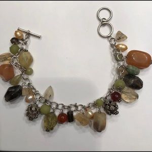 Silpada Sterling Gemstone Bracelet